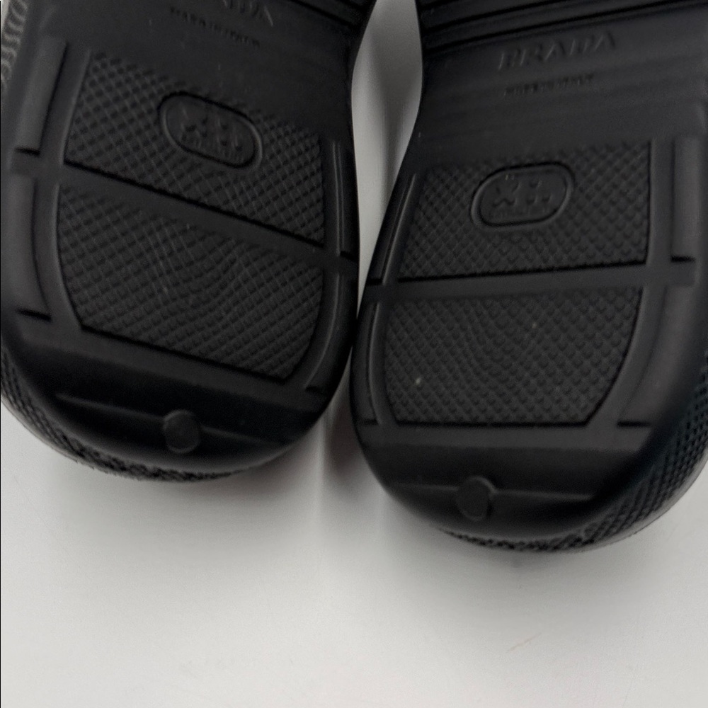 Prada Rubber Black Slip-On Clogs - Picture 6 of 7